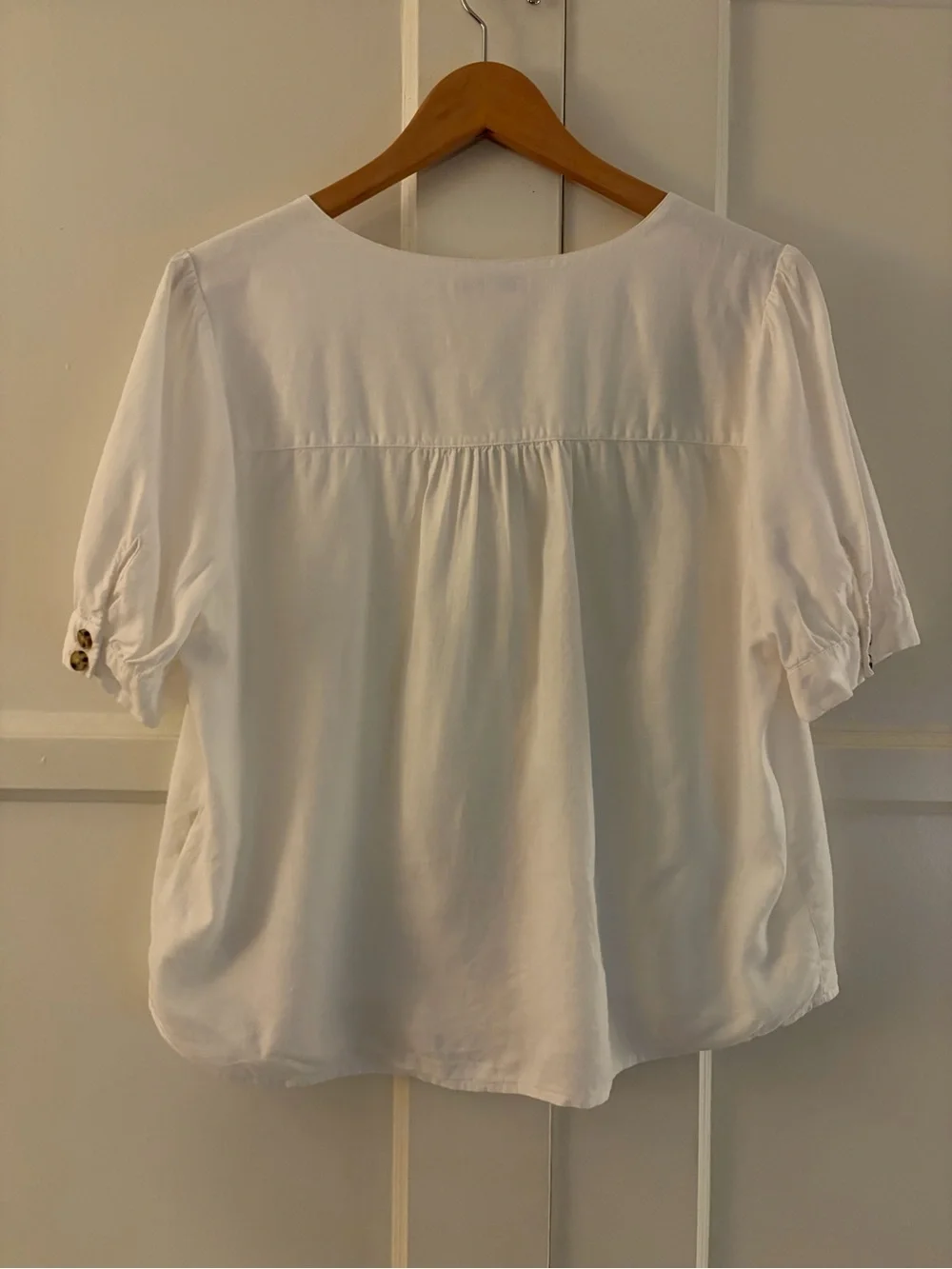Madewell Linen-Blend Plaza Button-Front Shirt